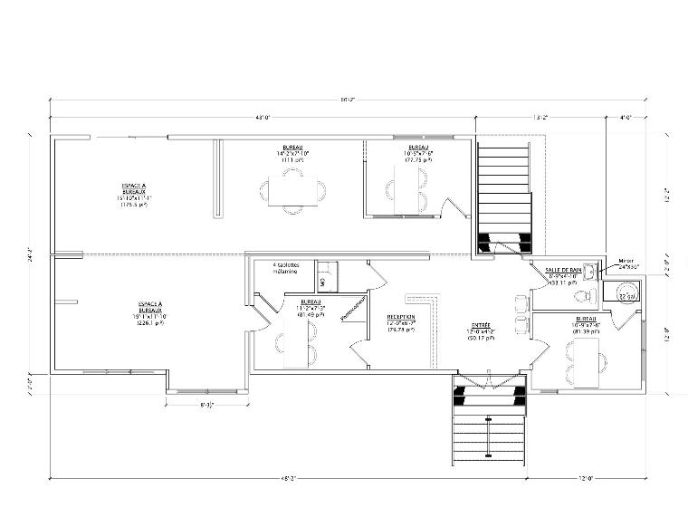 Bureau modulaire